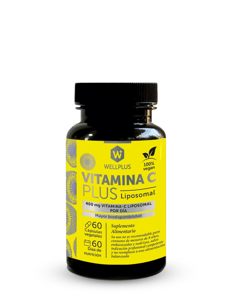 Vitamina C Plus Liposomal 60 Cápsulas Wellplus 8530